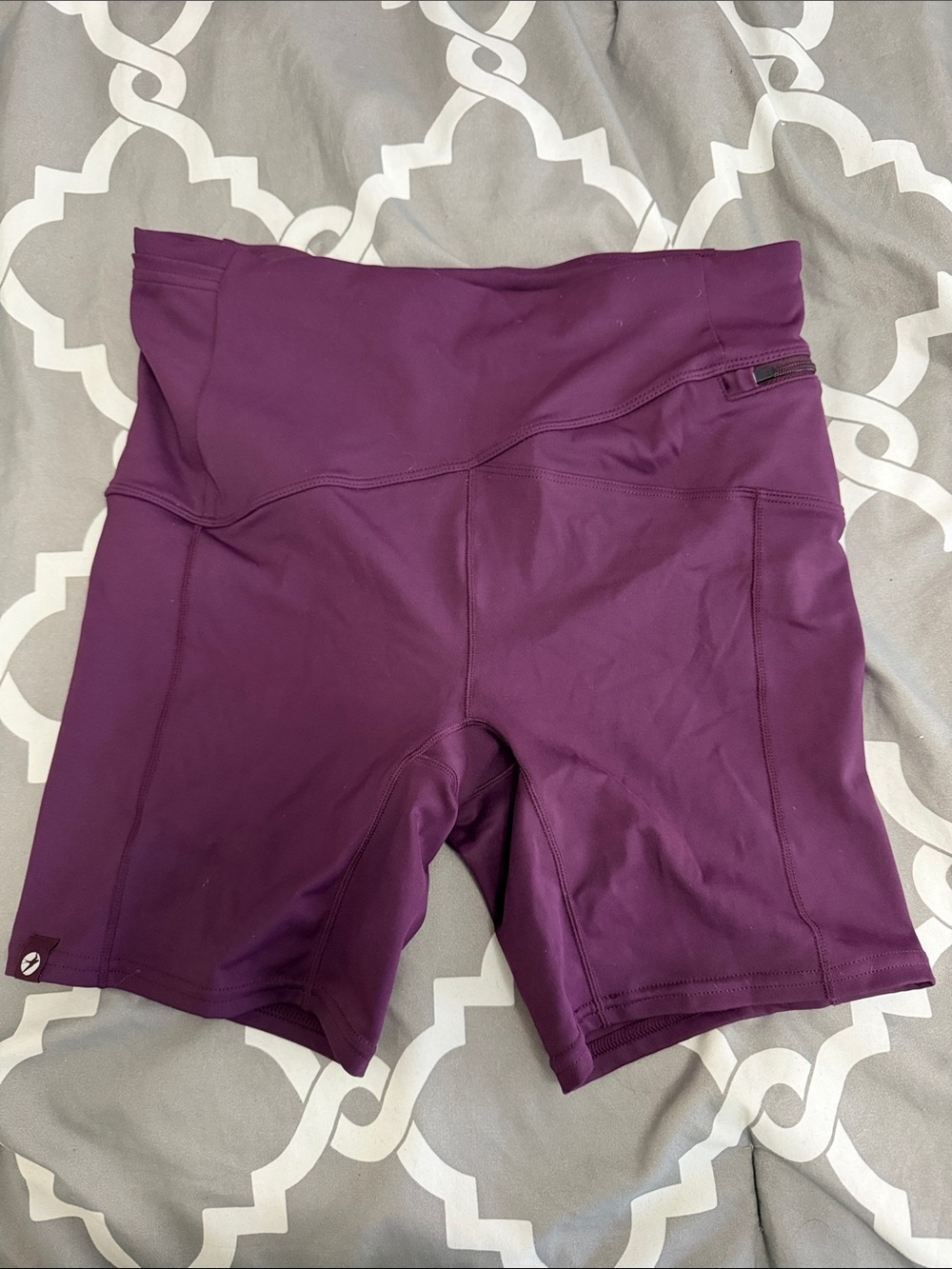 Women’s Oiselle Plum High-Rise Women's Running/Bike Shorts Size 4